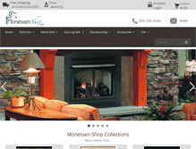 Tablet Screenshot of monessenshop.com